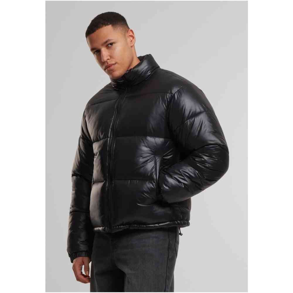 Urban Classics - Shiny Puffer jacket - Black